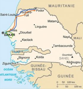 sénégal - le pays et la langue : croisière au fil du fleuve Sénégal: le circuit