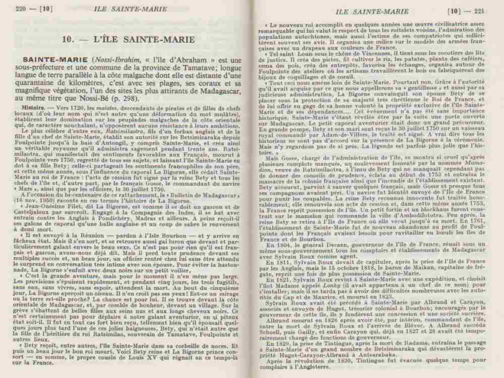Madagascar_Guide Bleu S. 220-221_Sainte Marie 1968