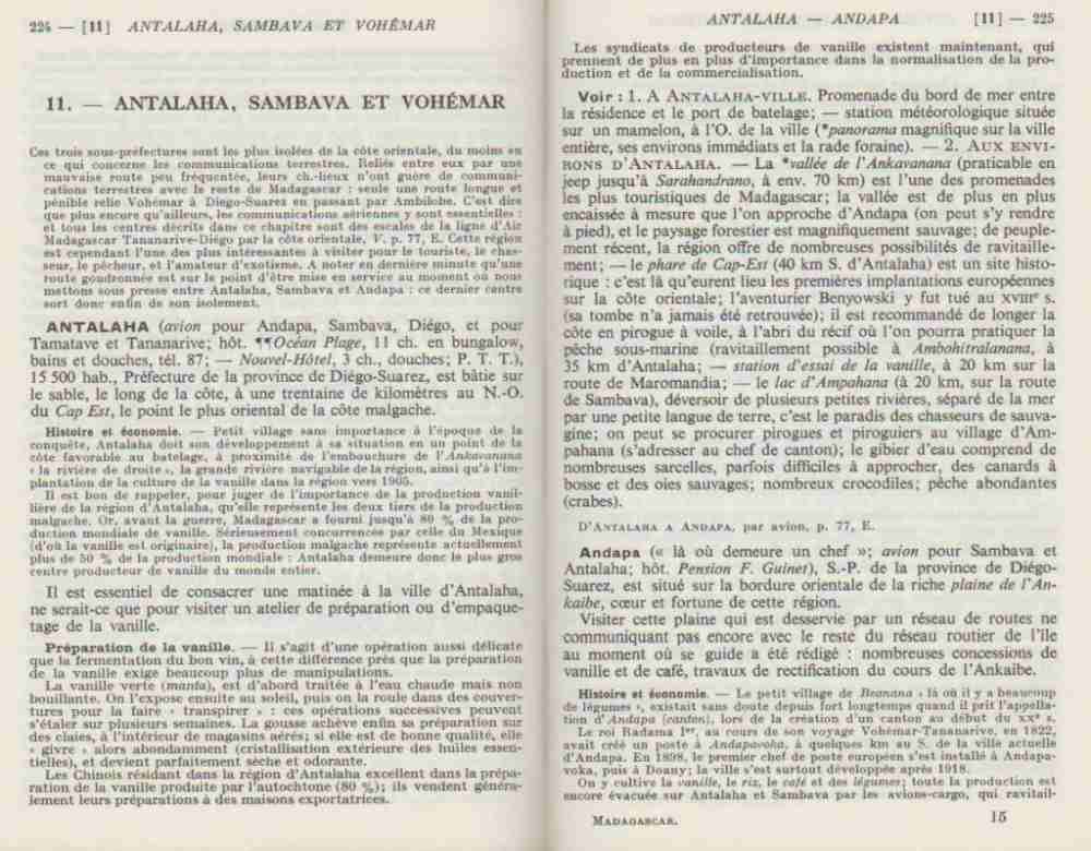 Madagascar_Guide Bleu S. 224-225_Antalaha 1968 - Antalaha Madagascar
