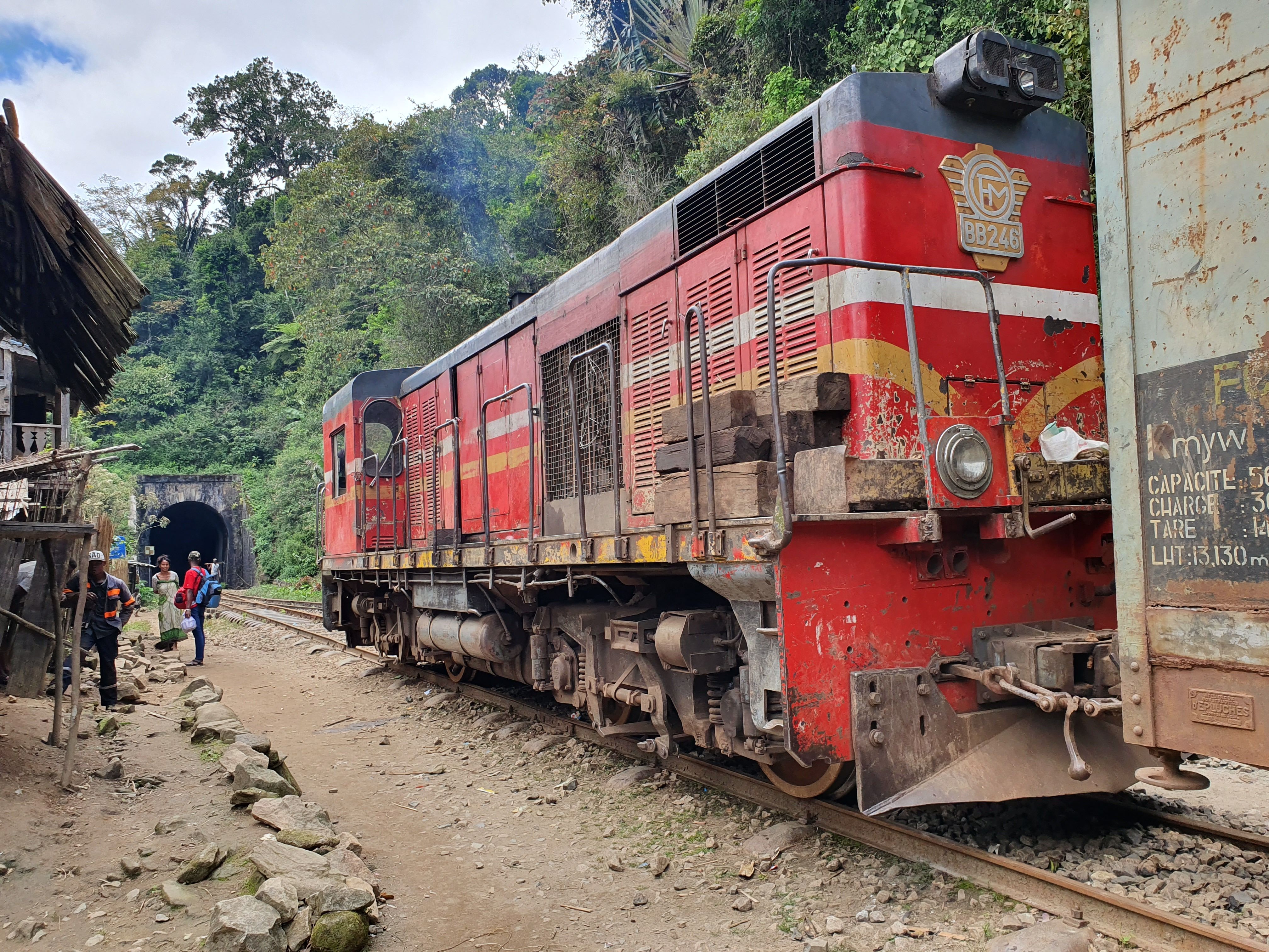 train Fianarantsoa-Côte Est, Madagascar, en 2020