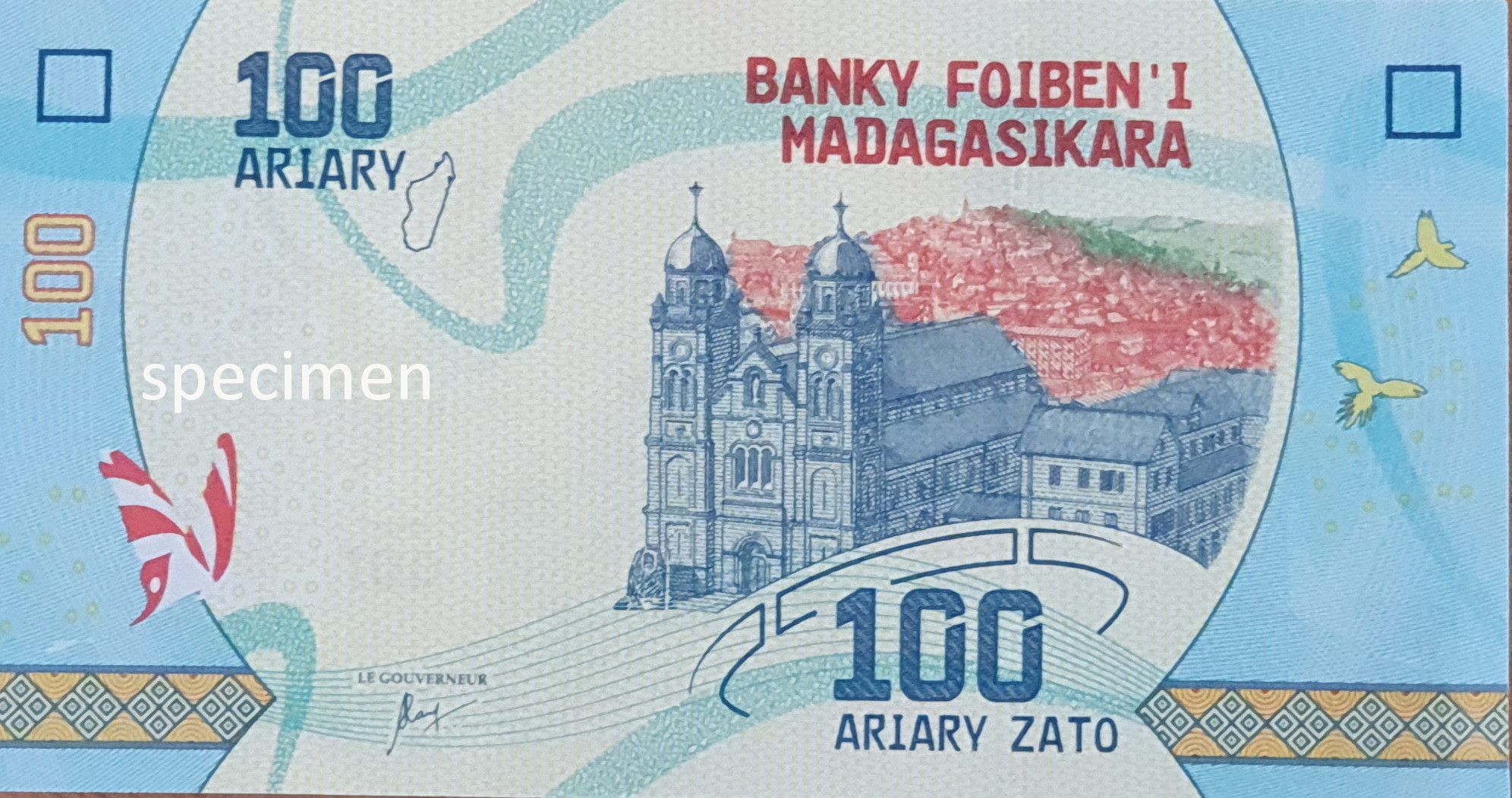 100 Ariary, la monnaie de Madagascar