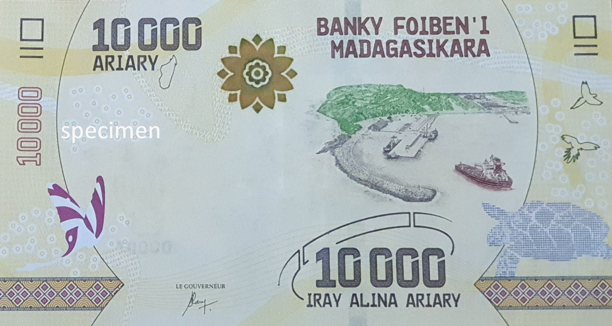 10000 Ariary, la monnaie de Madagascar