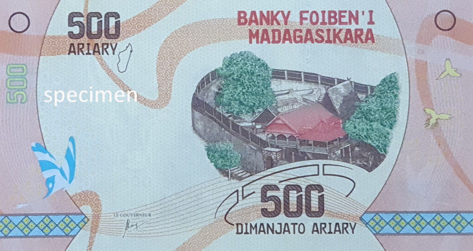500 Ariary, la monnaie de Madagascar